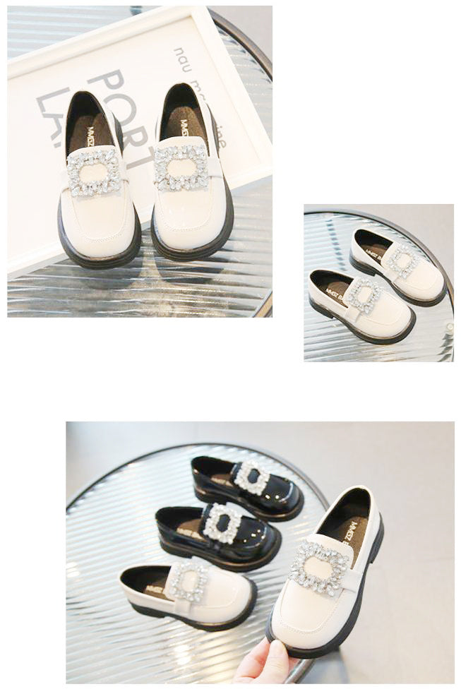 [381244 Size 26-36] - Sepatu Sandal Slip On Anak Perempuan - Motif Square Diamond