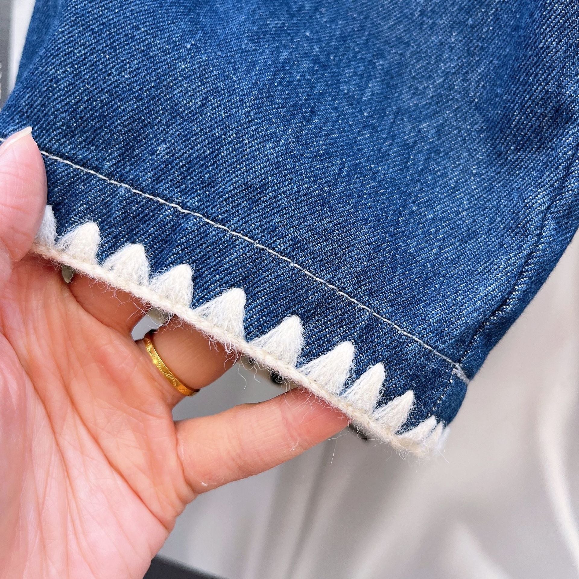 [363903] - One Set 3in1 Baju Setelan Atasan Blouse Lengan Panjang Atasan Vest Denim Bawahan Celana Panjang Denim Fashion Anak Cewek Perempuan - Motif Basic Denim - BABYHOKI STORE - BABYHOKI STORE