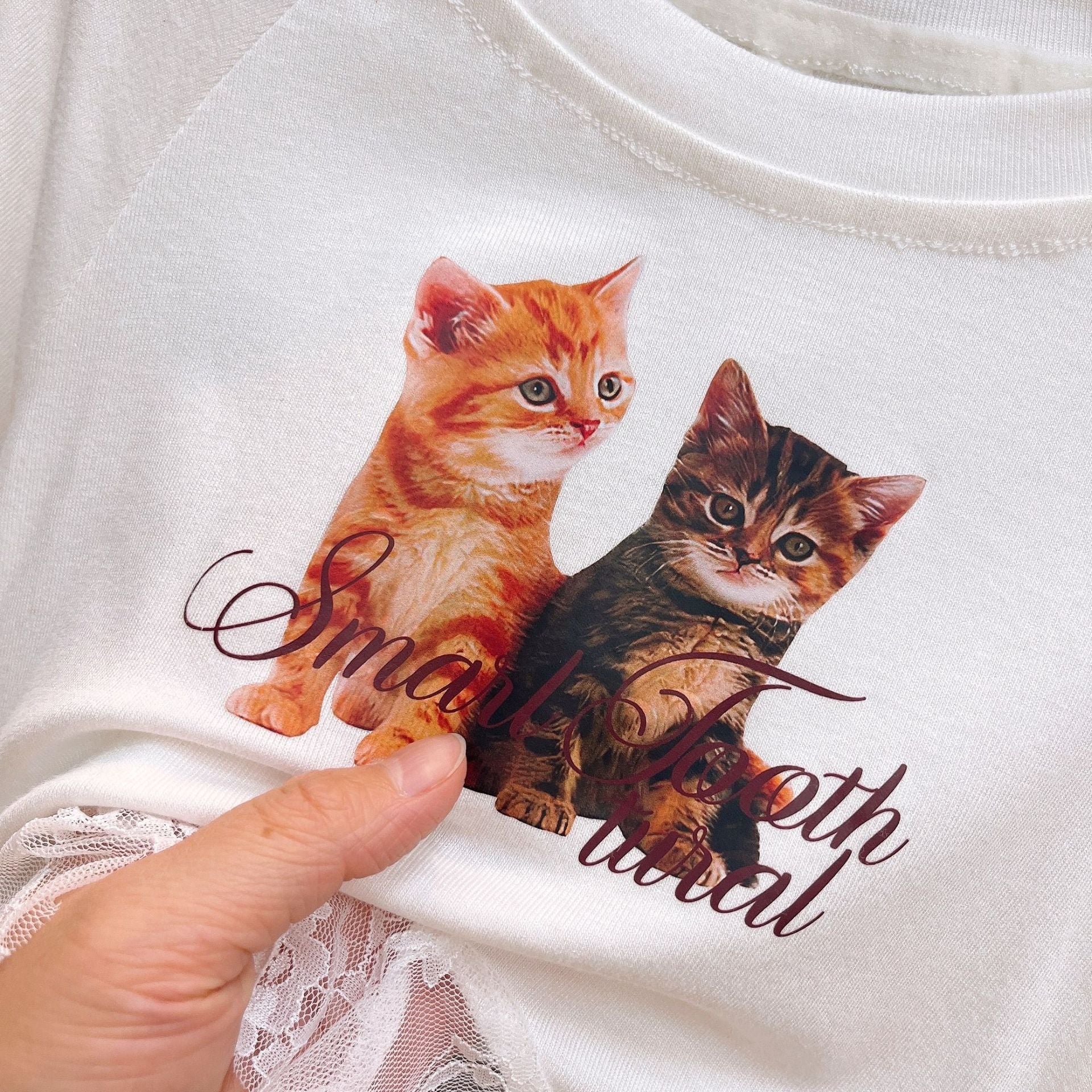 [363971] - One Set 2in1 Baju Setelan Atasan Kaos Lengan Pendek Bawahan Celana Pendek Korean Outfit Fashion Style Anak Cewek Perempuan - Motif 2 Cat - BABYHOKI STORE