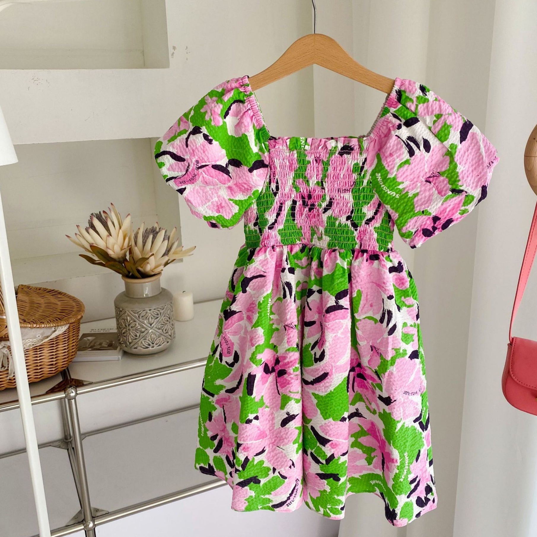 CLEARANCE SALE [Dress Lengan Pendek] 4 Tahun BB 14-18Kg Gaun Anak Cewek Perempuan