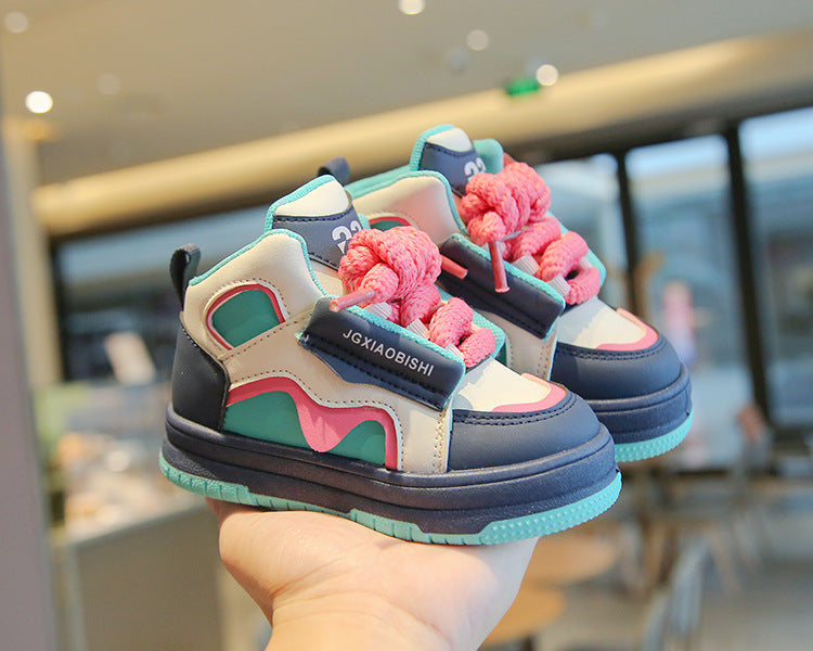 [801101 Size 21 - 32] - Sepatu Shoes Sneaker Anak Laki-Laki Trendi Kekinian - Motif Number 23