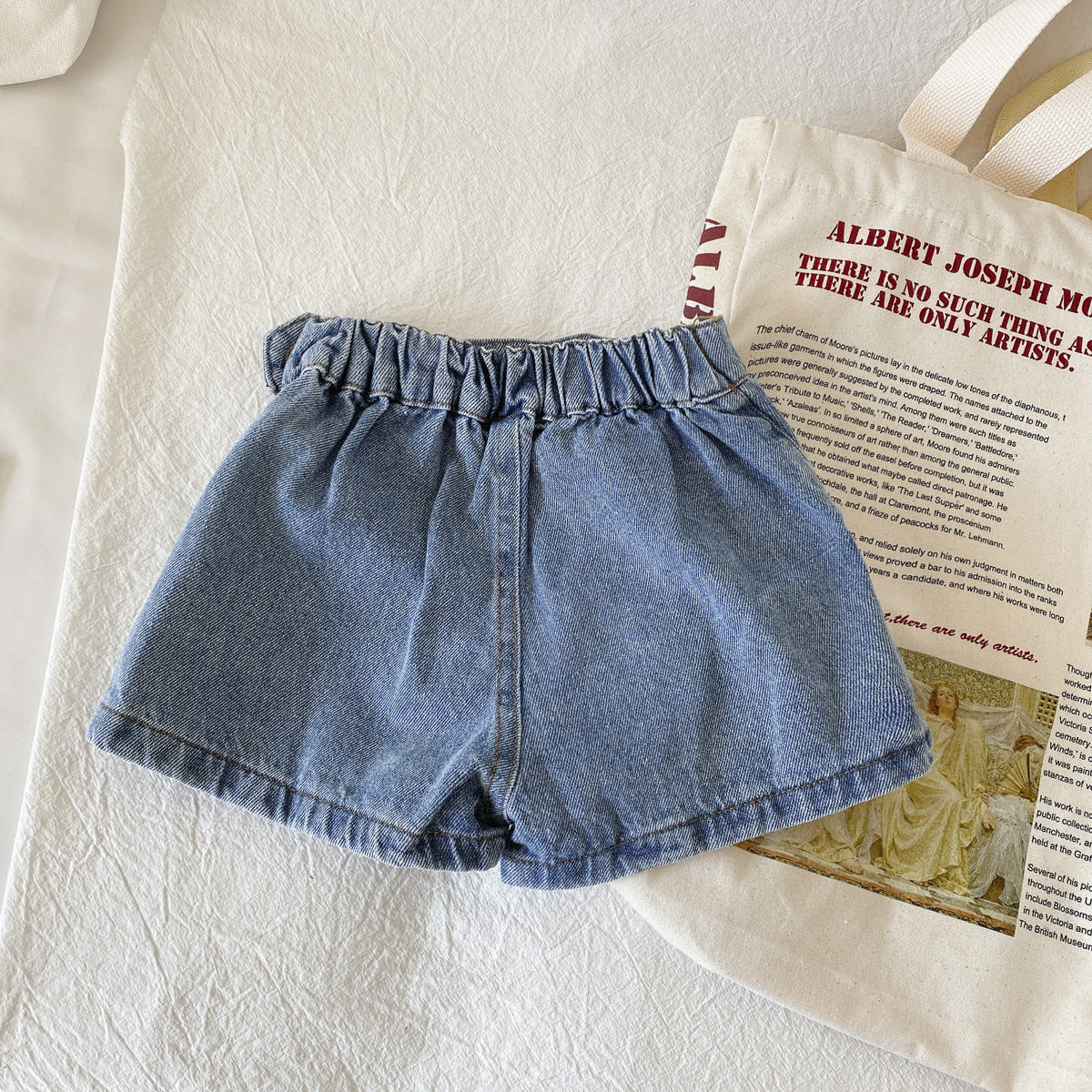 [508233] - Celana Jeans Model Semi Rok Fashion Anak Perempuan - Motif Side Cover