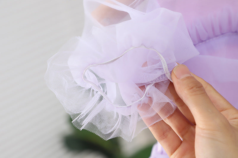 [352374] - Baju Mini Dress Gaun Pesta Fashion Anak Perempuan - Motif Transparent Angel
