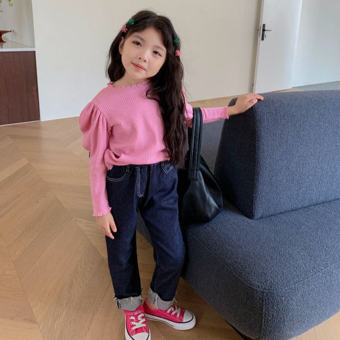 CLEARANCE SALE [Kaos Lengan Panjang] 2 Tahun BB 7-10kg Baju Atasan T-shirt Anak Cewek Perempuan