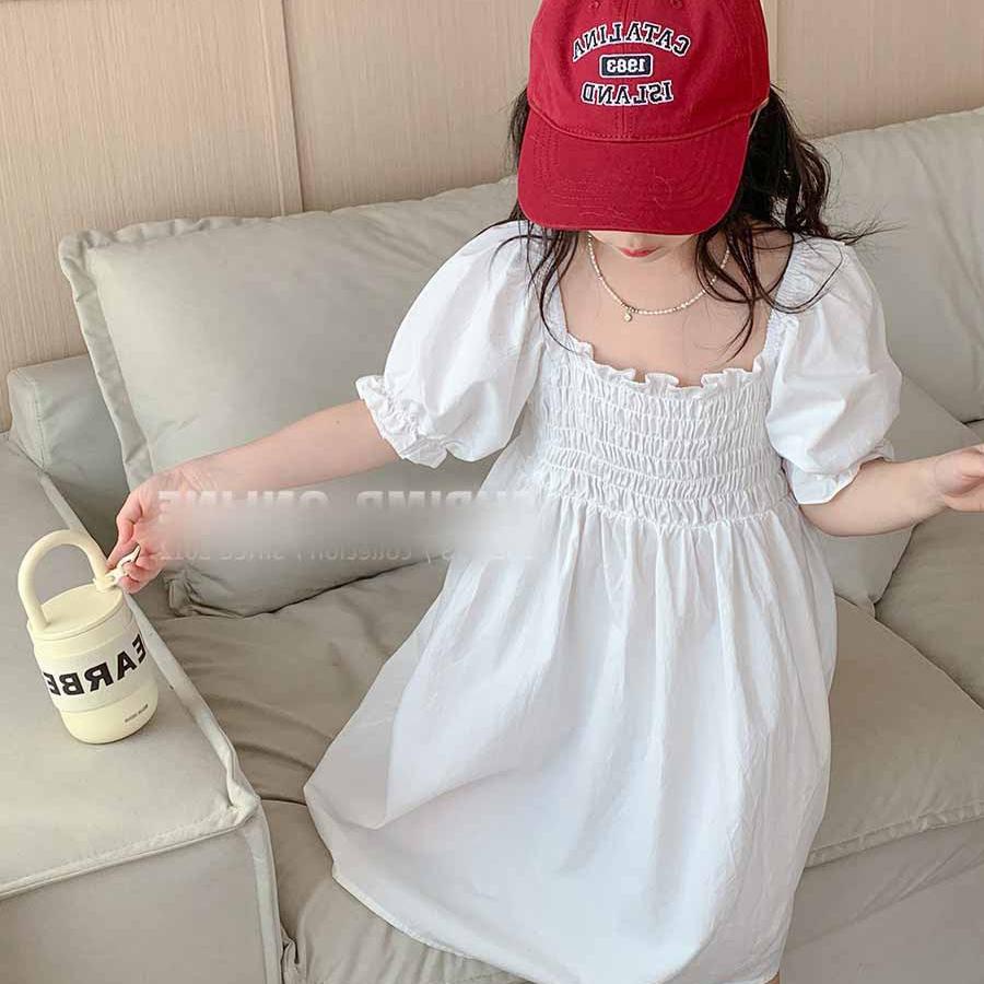 CLEARANCE SALE [Dress Lengan Pendek] 2 Tahun BB 7-10Kg Gaun Anak Cewek Perempuan