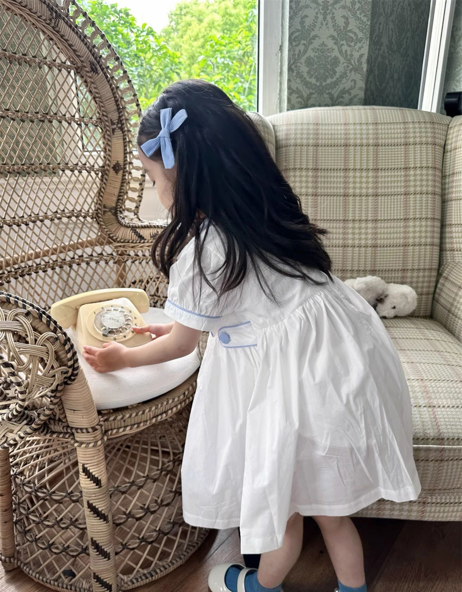 [5071194] - Baju Gaun Dress Princess Lengan Pendek Korean Version Style Anak Perempuan Cewek - Motif Cute Animal - BABYHOKI STORE