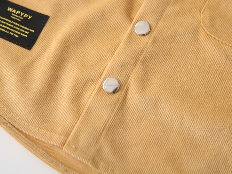 [383205] - Atasan Baju Kemeja Lengan Panjang Anak Laki-Laki Cowok - Motif Utility Style - BABYHOKI STORE