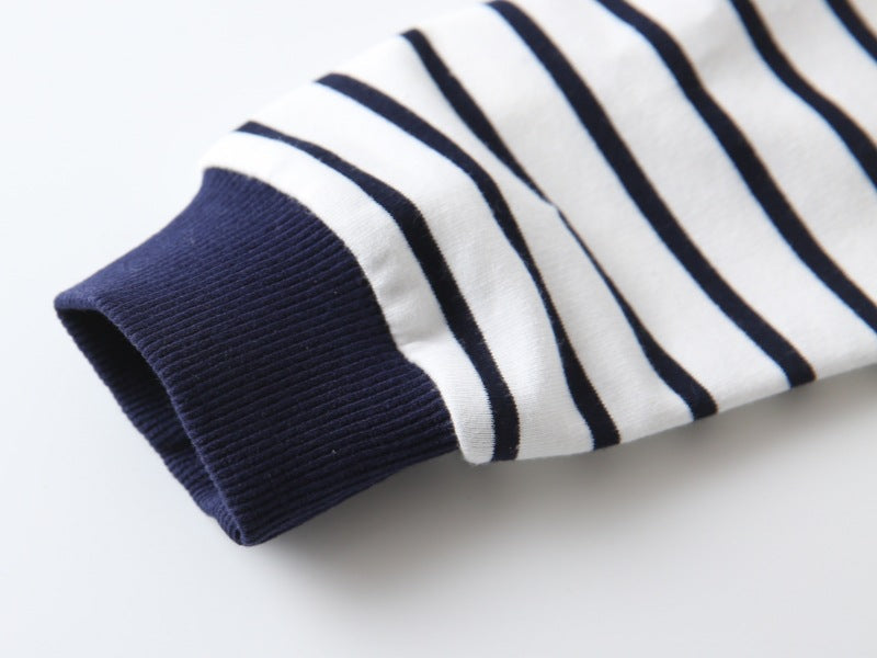 [383220] - Atasan Sweater Lengan Panjang Anak Laki-Laki Cowok - Motif Collared Dino - BABYHOKI STORE