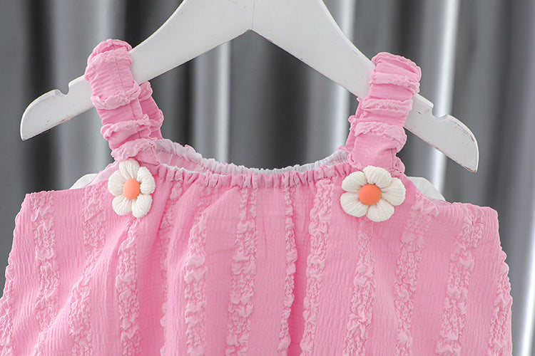 [340360] - Baju 3D Setelan Blouse Kutung Fashion Anak Perempuan - Motif Wing Flower