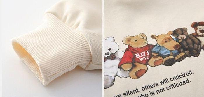 [507S144] - Baju Atasan Sweater Lengan Panjang Fashoin Anak Perempuan - Motif Animal Family