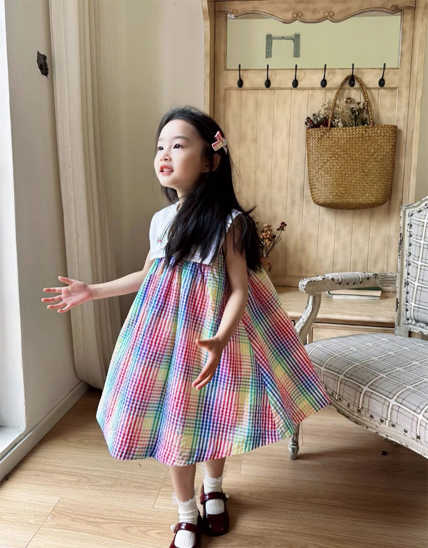 CLEARANCE SALE [Dress Lengan Kutung] 2 Tahun BB 7-10Kg Gaun Anak Cewek Perempuan