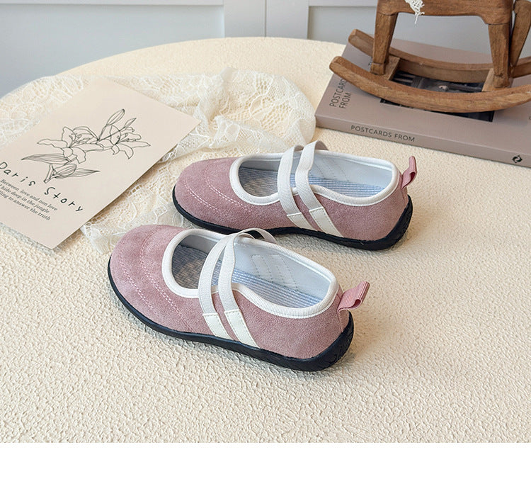 [381265 Size 21-35] - Sepatu Flat Slip On Sport Shoes Anak Perempuan Cewek - Motif Basic Colour - BABYHOKI STORE