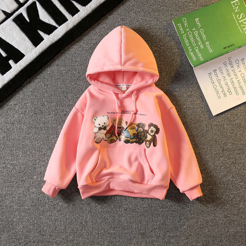 [507S144] - Baju Atasan Sweater Lengan Panjang Fashoin Anak Perempuan - Motif Animal Family