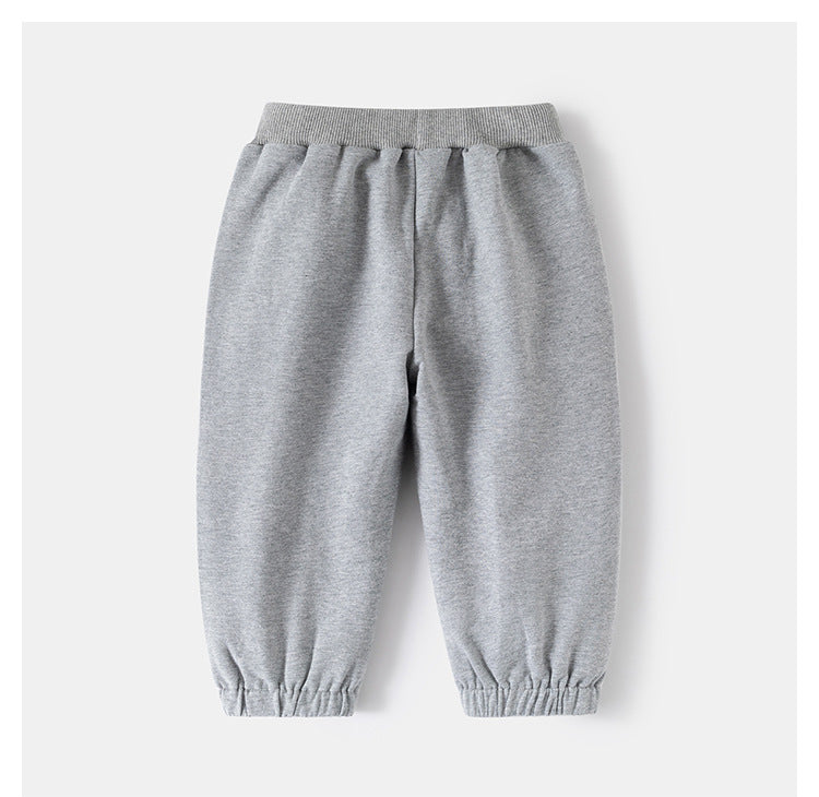 [5131124] - Bawahan Celana Panjang Jogger Fashionable Anak Laki Laki Cowok - Motif Basic Solid Color - BABYHOKI STORE - BABYHOKI STORE