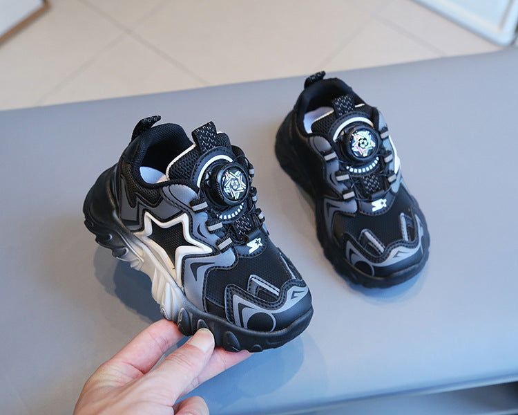 [801110 Size 21 - 32] - Sepatu Shoes Sneakers Anak Cowok dan Cewek - Motif Shining Star