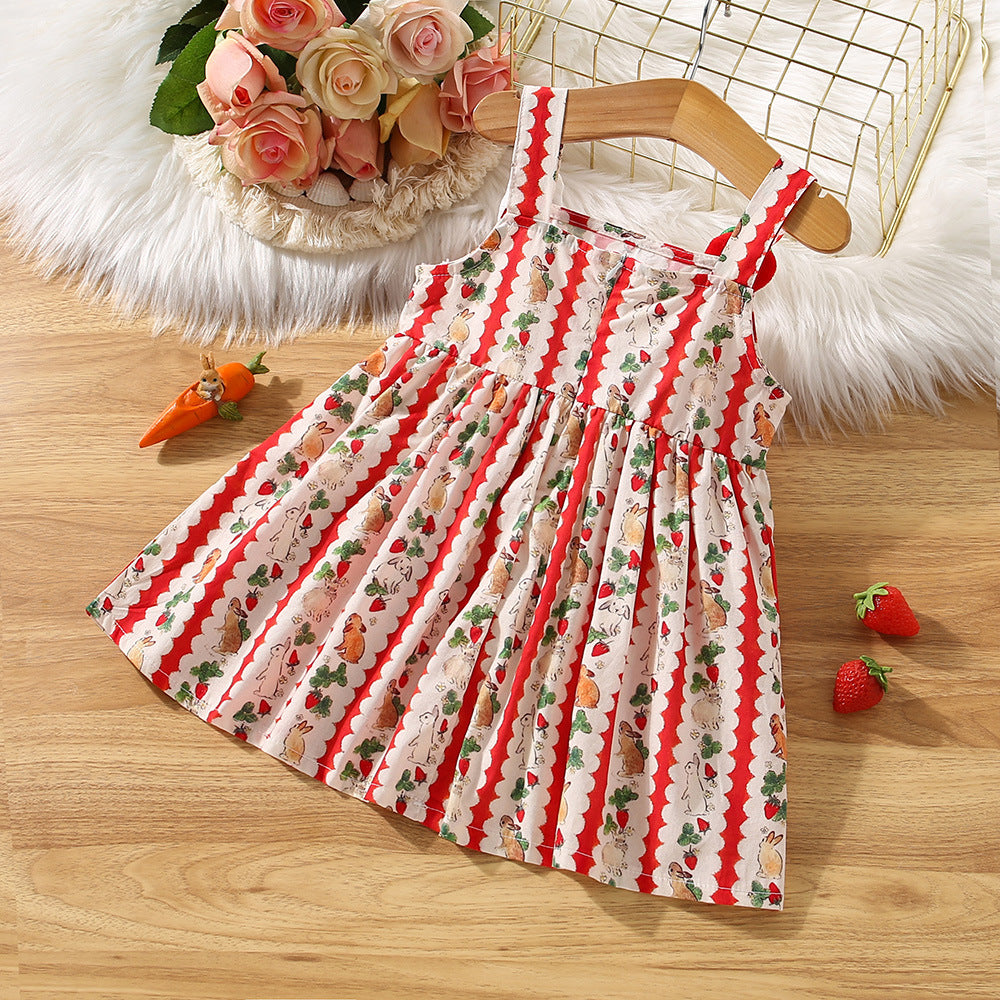 [340434] - Baju Dress Kutung Fashion Anak Perempuan - Motif Fruit Line