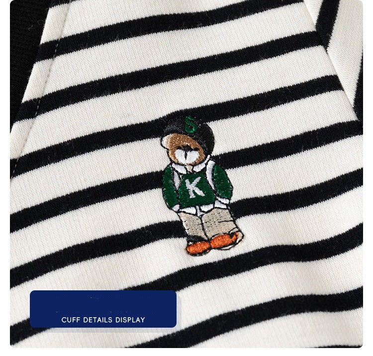 [5131101] - Baju Atasan Sweater Lengan Panjang Fashion Anak Laki-Laki - Motif Dimension Guy
