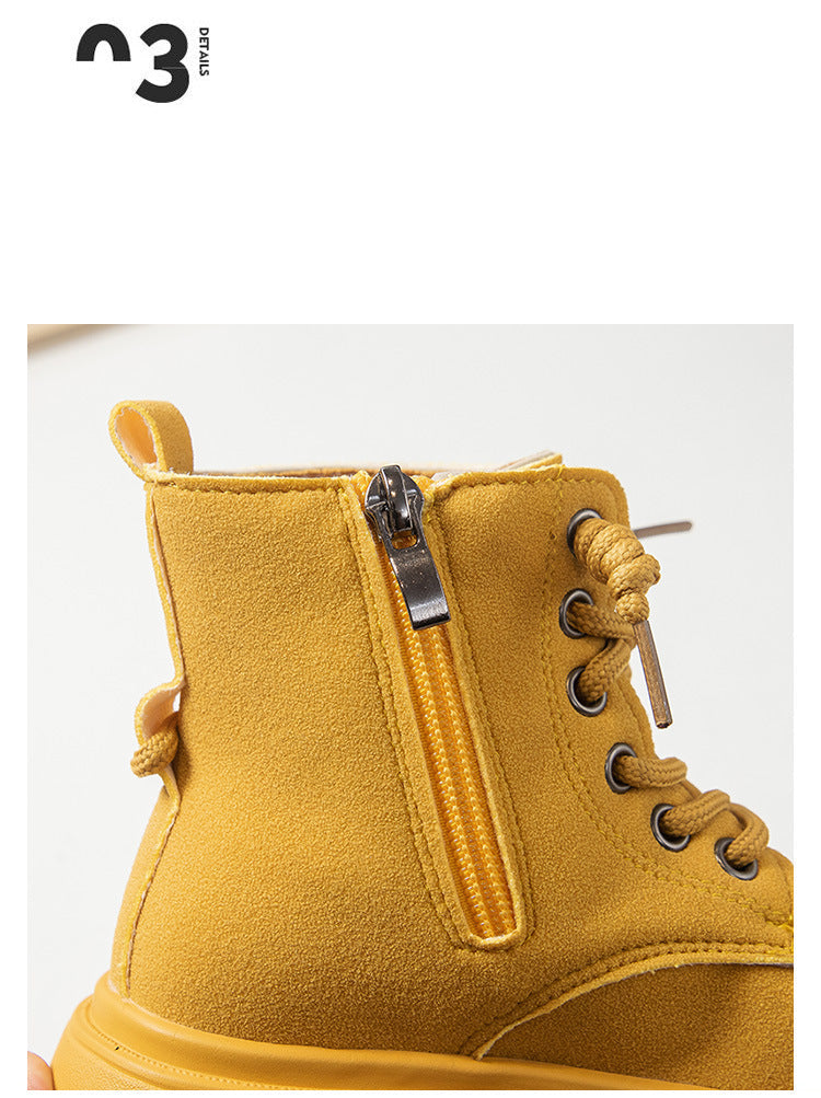 [381269 Size 26-36] - Sepatu Short Boots Shoes Anak Perempuan Cewek - Motif Soft Color Solid - BABYHOKI STORE