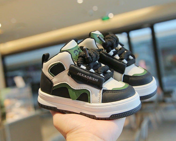 [801101 Size 21 - 32] - Sepatu Shoes Sneaker Anak Laki-Laki Trendi Kekinian - Motif Number 23