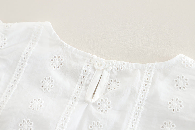 [345510] - One Set 2in1 Baju Setelan Summer Outfit Atasan Lengan Kutung Bawahan Celana Pendek Fashionable Anak Perempuan Cewek - Motif Cute Small Flower - BABYHOKI STORE