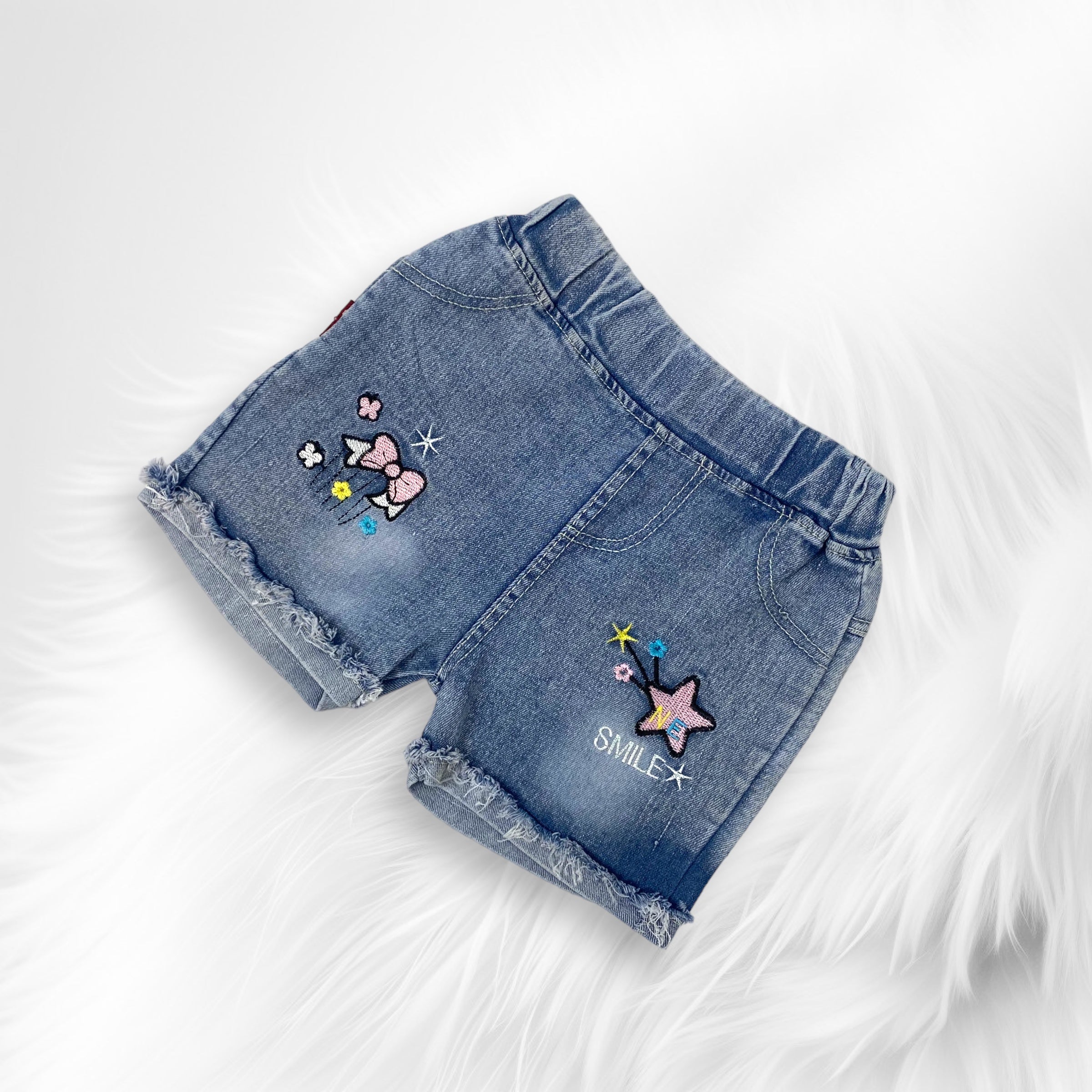 [508218-V1] - Bawahan Celana Pendek Jeans Shortpants Fashion Anak Perempuan - Motif Mixed