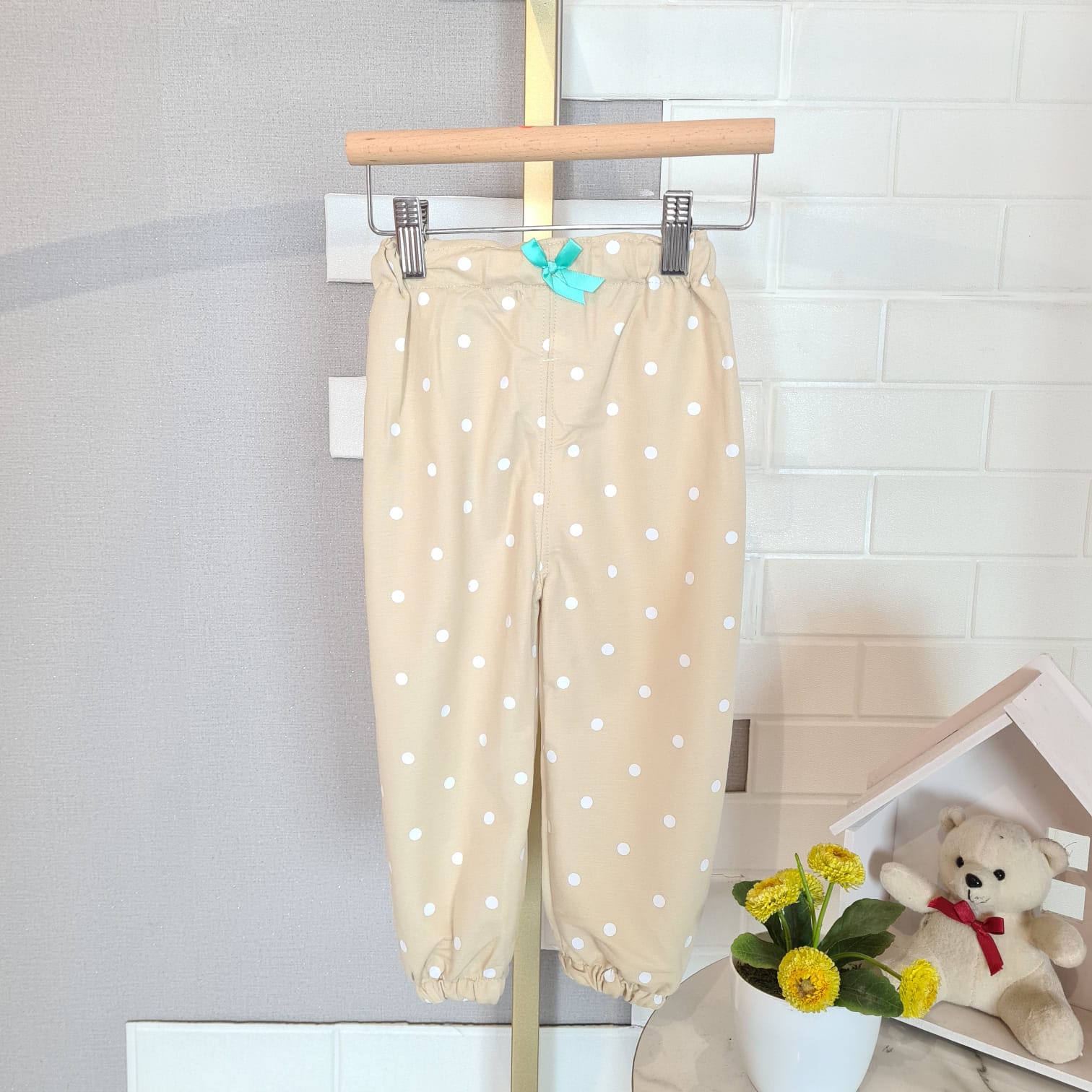[102334] - Bawahan / Celana Harem Panjang Anak - Motif Little Spot 3D