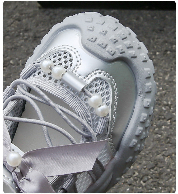 [381282 Size 21-36] - Sepatu Sandal Lightweight Sports Shoes Anak Perempuan Cewek - Motif Strap Cute Bow - BABYHOKI STORE