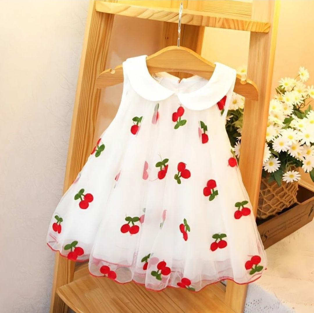 [352290] - Beautiful Dress Fashion Anak Perempuan - Motif Mini Cherry