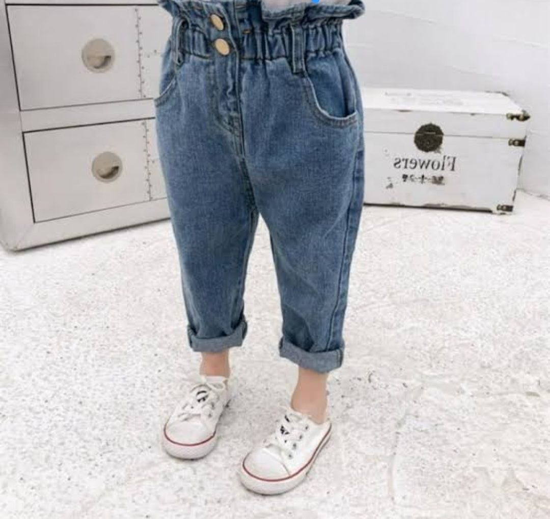 [508169] -Celana Panjang Anak Kekinian - Motif Plain Jeans