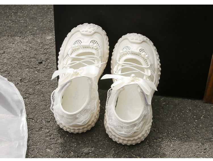 [381282 Size 21-36] - Sepatu Sandal Lightweight Sports Shoes Anak Perempuan Cewek - Motif Strap Cute Bow - BABYHOKI STORE