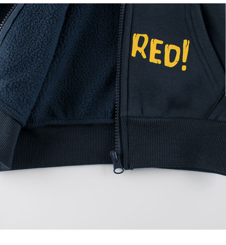 [121372] - Baju Atasan Jaket Hoodie Outer Lengan Panjang Anak Laki-Laki Cowok - Motif Brontosaurus - BABYHOKI STORE - BABYHOKI STORE