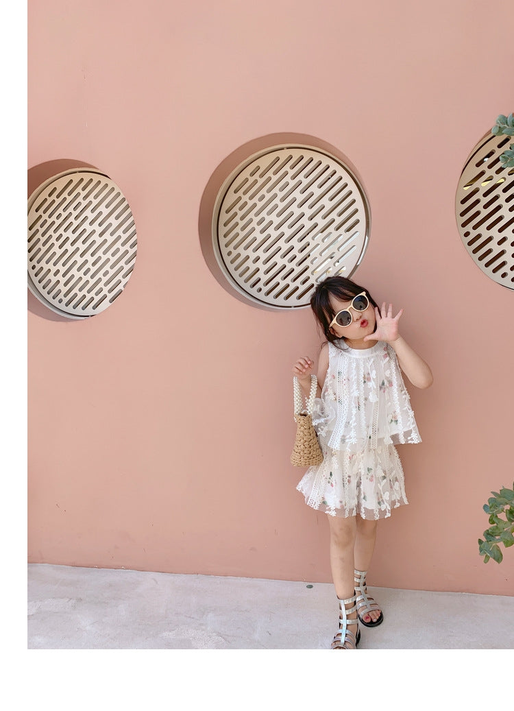 [363480] - Oneset Fashion Korea Oriental Cantik Setelan Anak Perempuan Cewek Trendy - Motif Butterfly Hide