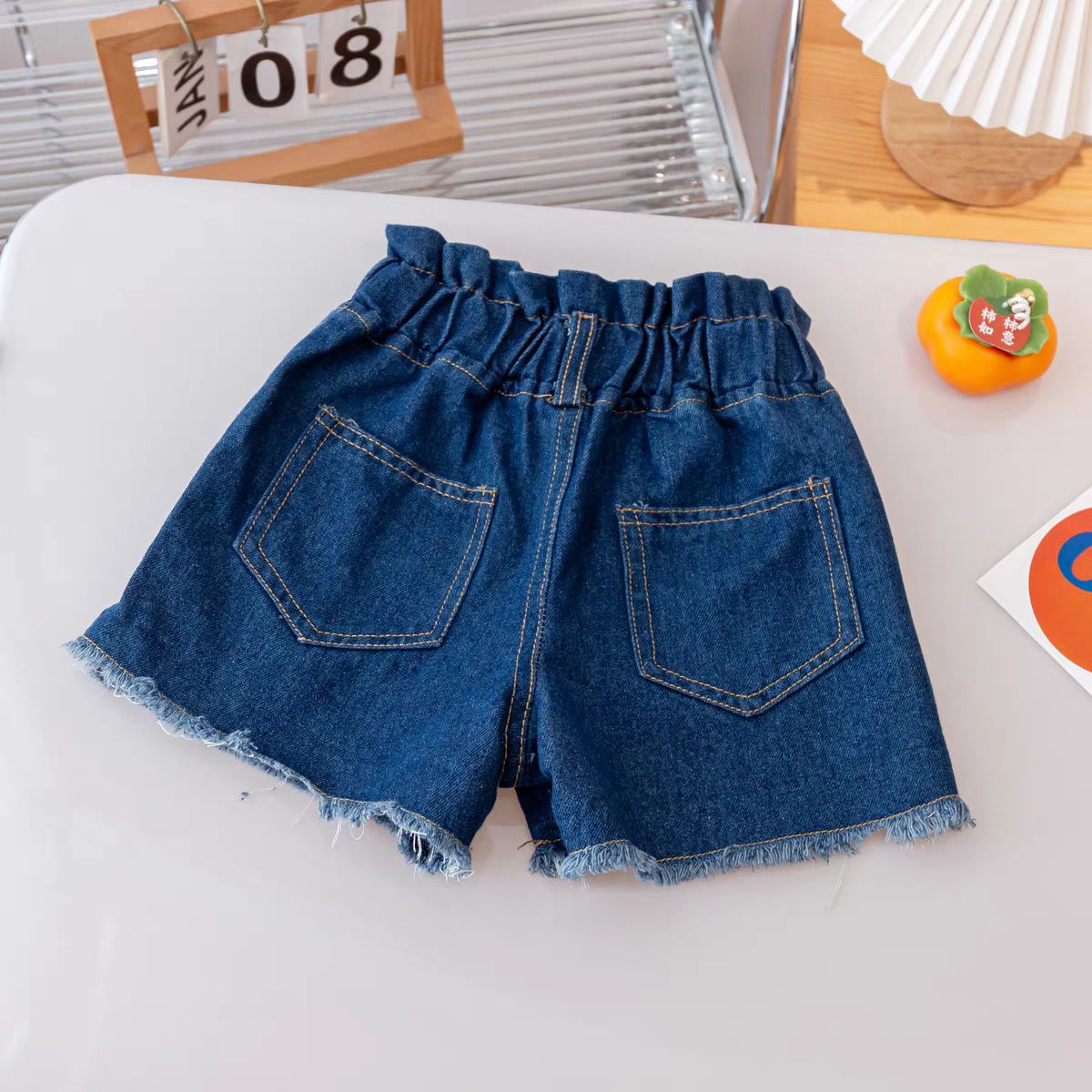 [507796] - Bawahan Celana Pendek Hotpants Fashion Import Anak Perempuan - Motif Front Pocket