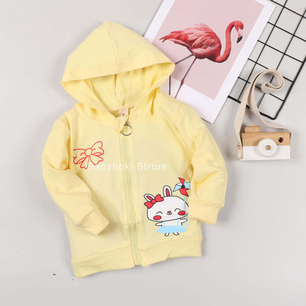 [001184] - Atasan Jaket Hoodie Anak - Motif Cute Animals