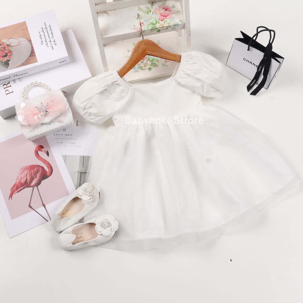 [001185] - Fashion Dress Anak - Motif Plain Tutu