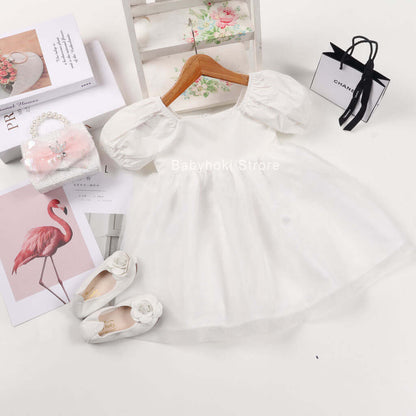 [001185] - Fashion Dress Anak - Motif Plain Tutu