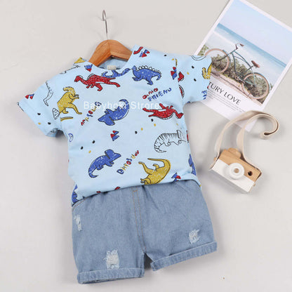 [001194] - Baju Setelan Anak - Motif Animal Friends