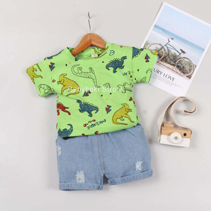 [001194] - Baju Setelan Anak - Motif Animal Friends