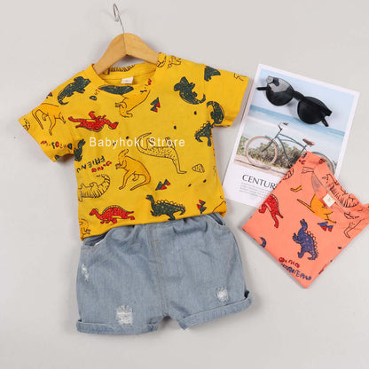 [001194] - Baju Setelan Anak - Motif Animal Friends