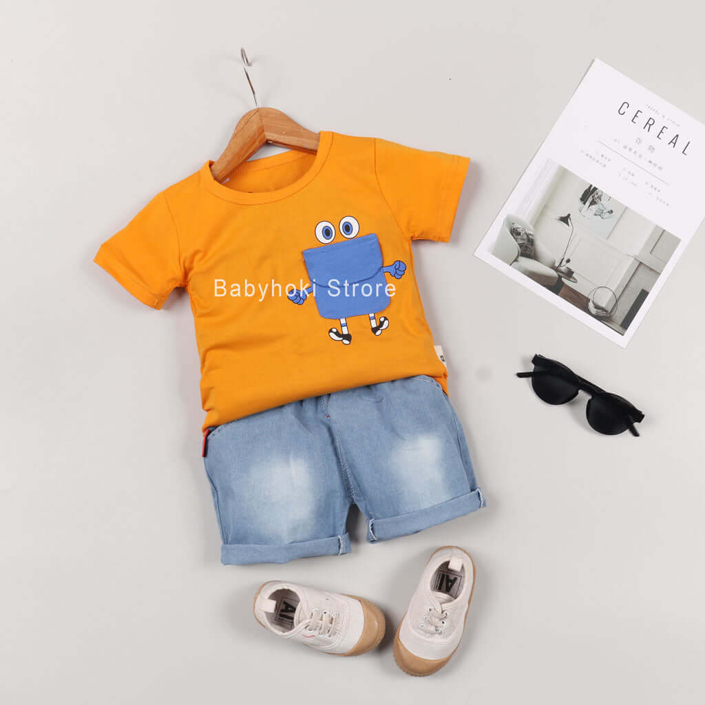 [001202] - Setelan 3D Anak - 3D Eye Bags