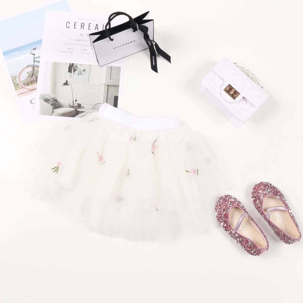 [001229] - Bawahan Rok Anak Perempuan- Motif Fruit Tutu