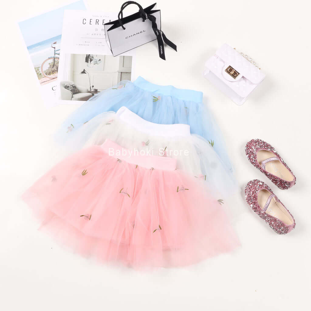 [001229] - Bawahan Rok Anak Perempuan- Motif Fruit Tutu