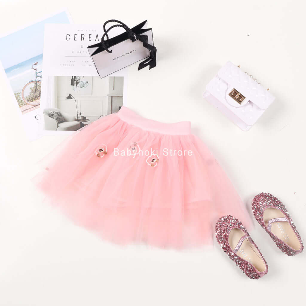 [001230] - Bawahan Rok Anak Perempuan- Motif Lamb Tutu