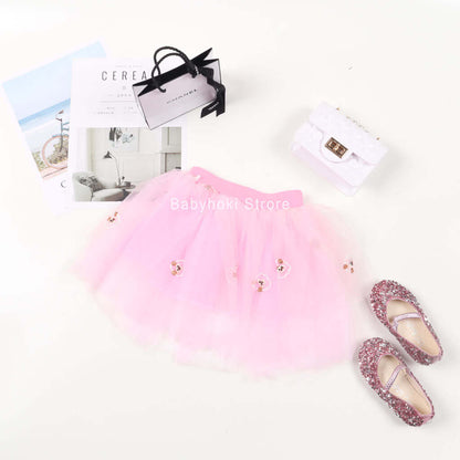 [001230] - Bawahan Rok Anak Perempuan- Motif Lamb Tutu