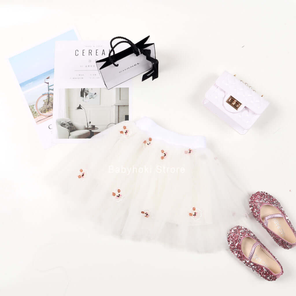[001230] - Bawahan Rok Anak Perempuan- Motif Lamb Tutu