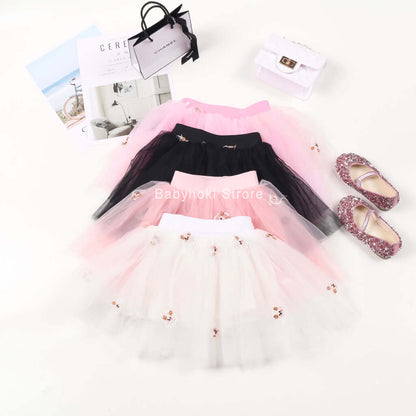 [001230] - Bawahan Rok Anak Perempuan- Motif Lamb Tutu