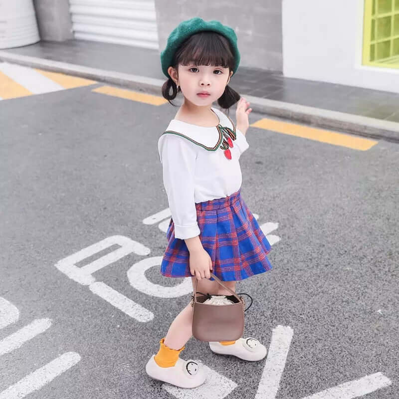 [001259] - Setelan Blouse Anak Perempuan - Motif Mini Love