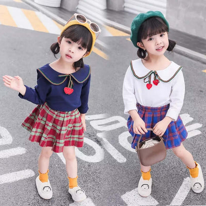 [001259] - Setelan Blouse Anak Perempuan - Motif Mini Love