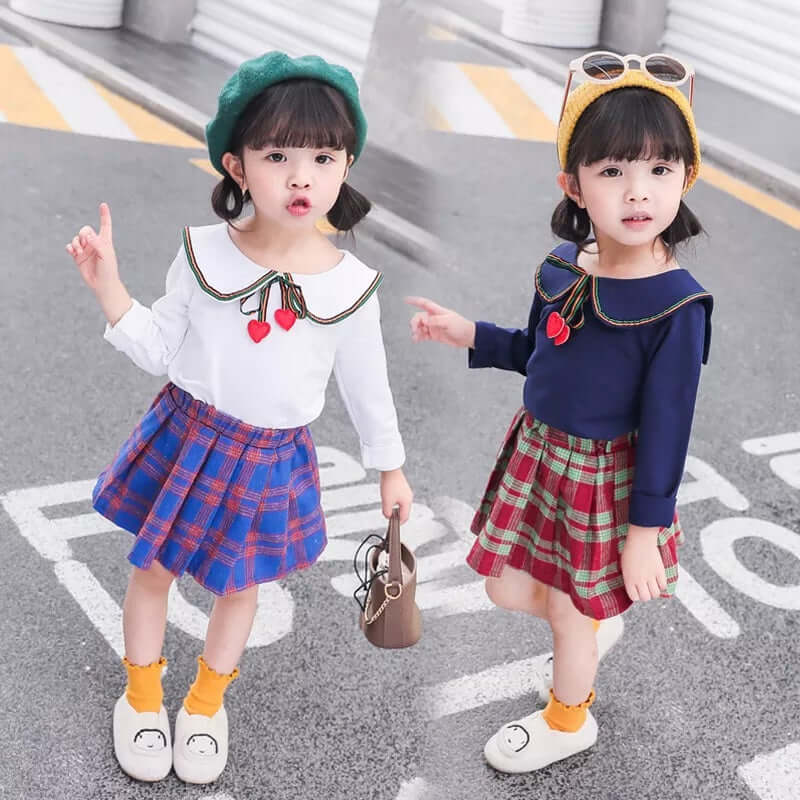 [001259] - Setelan Blouse Anak Perempuan - Motif Mini Love