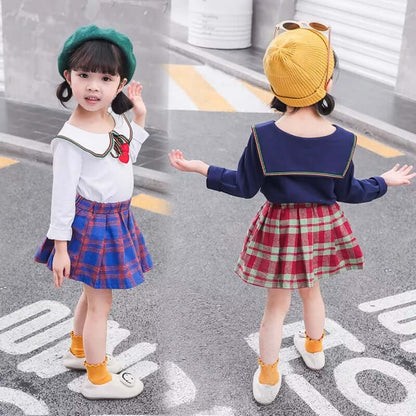 [001259] - Setelan Blouse Anak Perempuan - Motif Mini Love